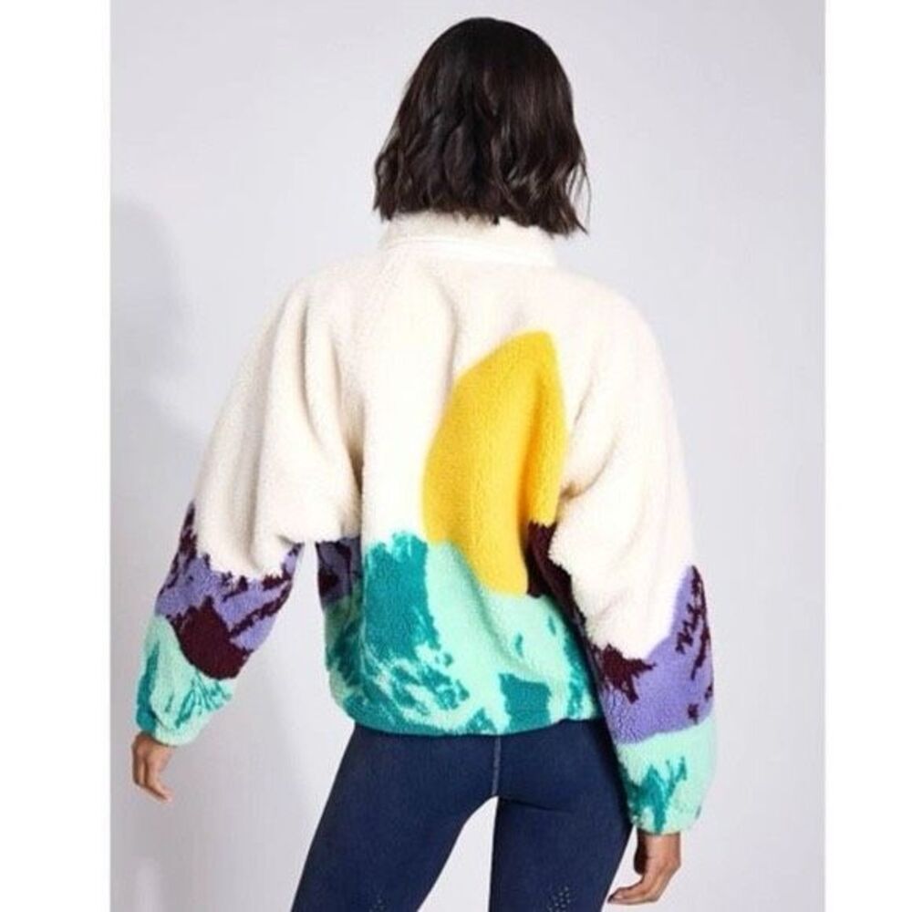 New Free People Movement Hit The Slopes Fleece Jacket Size XS $198 - Picture 2 of 8